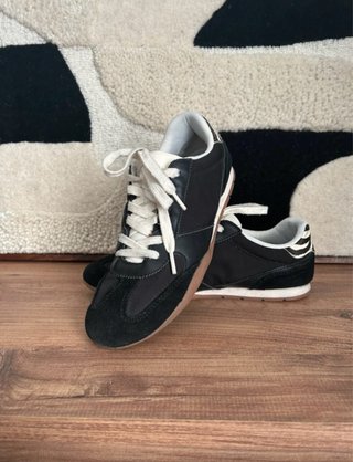 Zapatillas de Zara Negras Animal Print