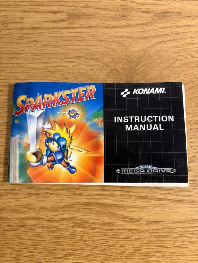 Sparkster Mega Drive Completo Konami
