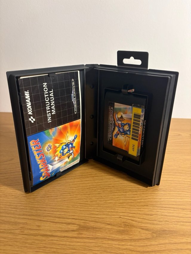 Sparkster Mega Drive Completo Konami