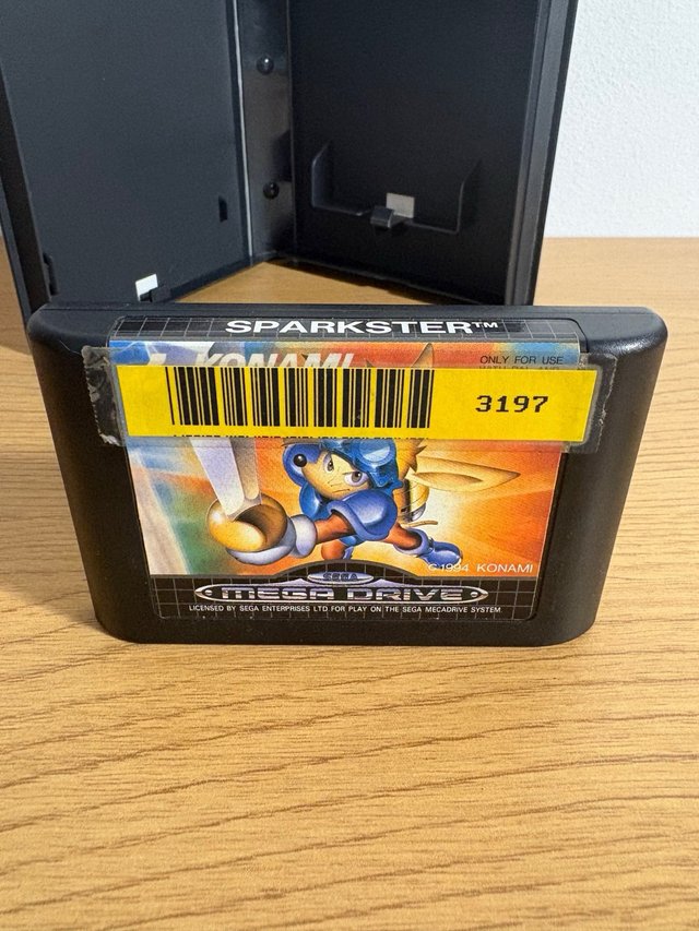 Sparkster Mega Drive Completo Konami