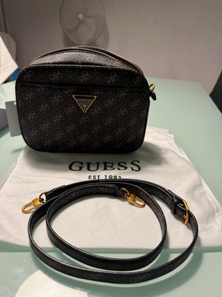 Riñonera Guess Marrón y Dorada