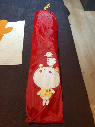 Barrera de Cama Infantil Roja