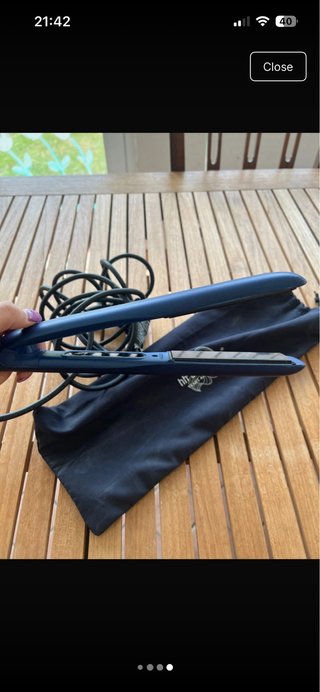 Piastra capelli HH Simonsen blu