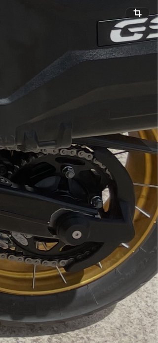 Cubre cadena F850GS negro