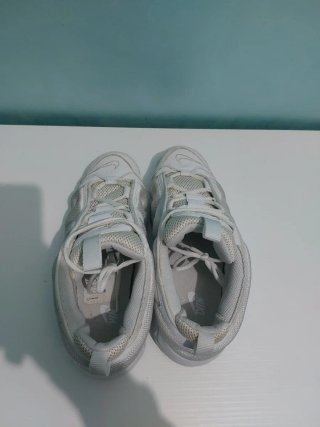 Nike Air Uptempo Argento/Bianco
