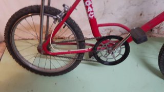 Bicicleta GAC Motoreta Roja