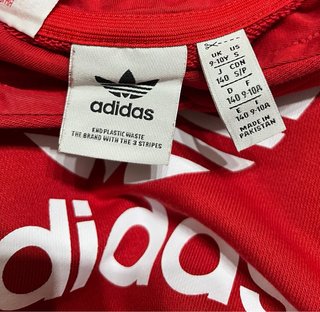 Felpa Adidas corta bambina 9-10 anni