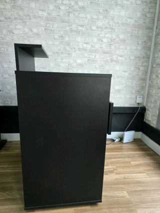 Mostrador de Recepción Negro