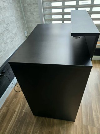Mostrador de Recepción Negro