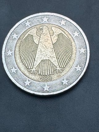 Moneda 2 euros Alemania 2002 error