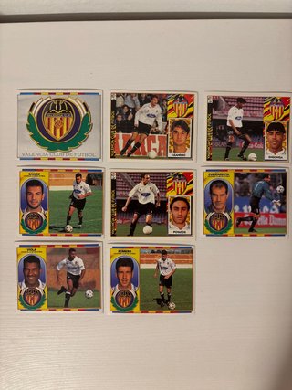 Cromos Valencia CF Futbol 96/97