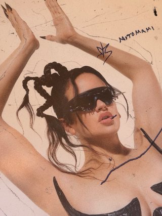 Cartel Rosalía Motomami World Tour 100x70