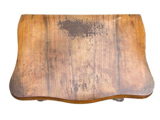 Coppia comodini Chippendale noce anni '50