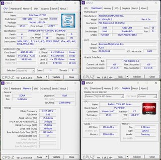 PC Gaming - i7 7700 - 16GB DDR4 - RX 480 OC 8gb
