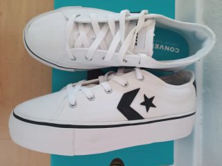 Zapatillas Converse Blancas Plataforma para mujer