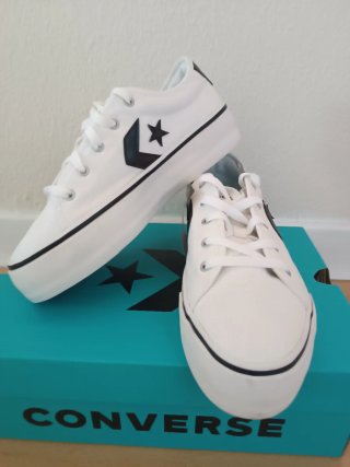 Zapatillas Converse Blancas Plataforma para mujer