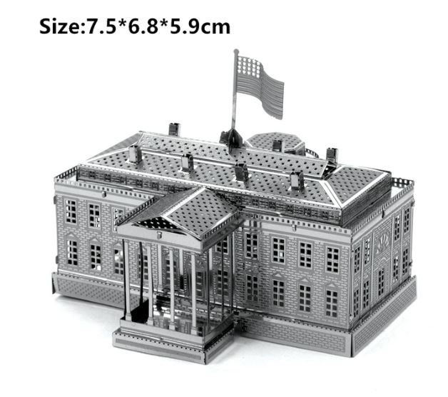 ★NUEVA★ Maqueta 3D metalica Edificios y transporte