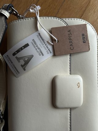 Borsa gialla e bordeaux