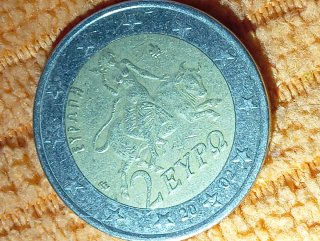Moneda 2 Euros 2002 Grecia