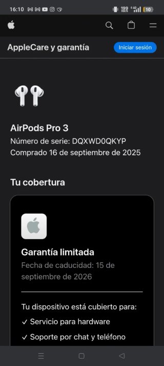 Airpods Pro 3 con garantía