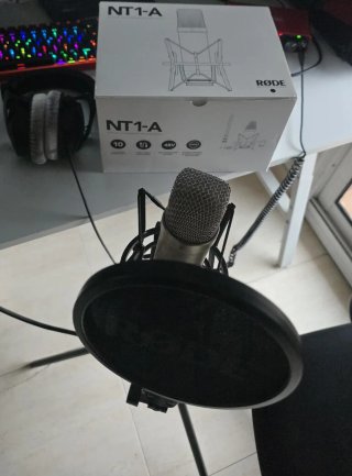 Micrófono Rode NT1-A Plata (10 años de garantía!)