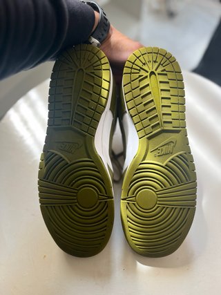 Nike Dunk Low Verde Oliva Blanco