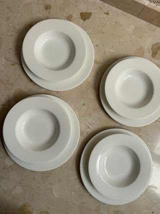 Vajilla completa moderna combinable (8 pers.)