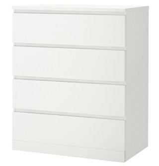 Cómoda 4 Cajones Malm Ikea
