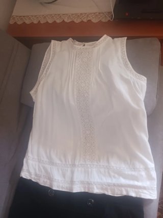 Zara Vaqueros Azules Desgastados