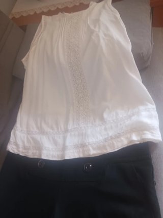 Zara Vaqueros Azules Desgastados