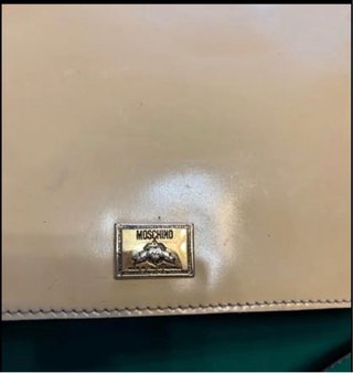 Borsa Moschino vintage beige e nera