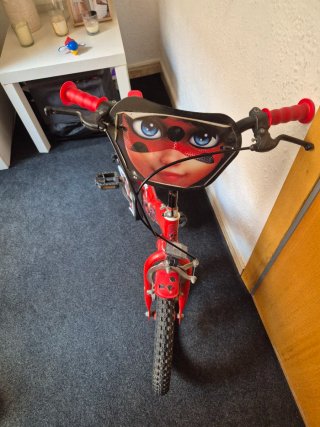 Bicicleta infantil niña roja