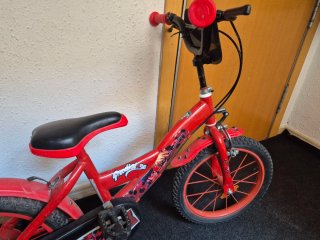 Bicicleta infantil niña roja