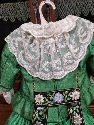 Traje Fallera Labradora Infantil Verde