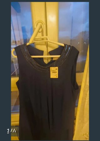 Vestido Canda Talla 5XL Negro