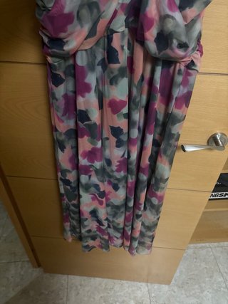 Vestido largo estampado sin uso