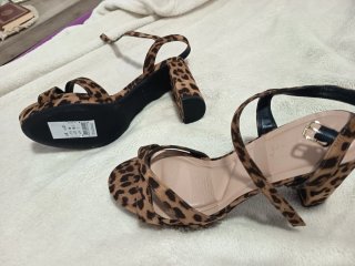 Zapatos tacón leopardo talla 40/41