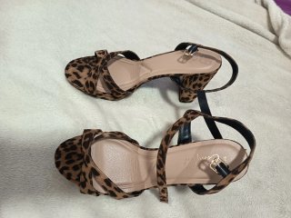 Zapatos tacón leopardo talla 40/41