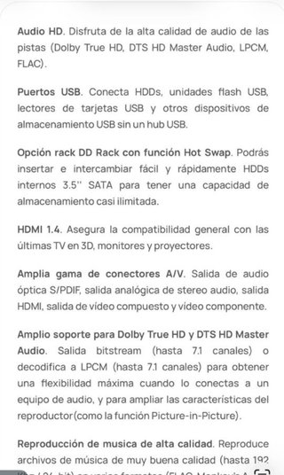 Reproductor DUNE HD BASE 3D