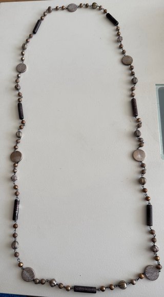 Collar largo Parfois plateado