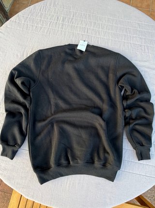 Sudadera Moncler Negra Logo Bordado