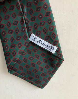 Cravatta E Marinella Vintage Fantasia Rombo