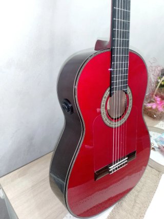 Guitarra Flamenca Roja