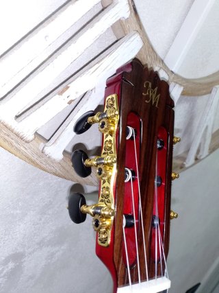 Guitarra Flamenca Roja