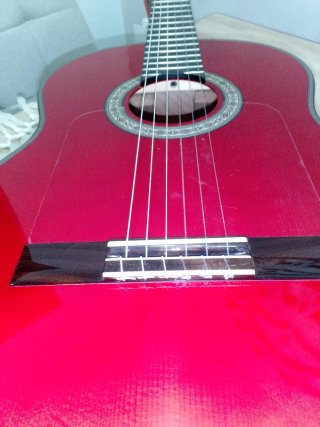 Guitarra Flamenca Roja