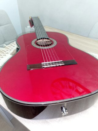 Guitarra Flamenca Roja