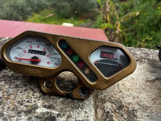 Velocímetro Derbi CrossSpirit Dorado