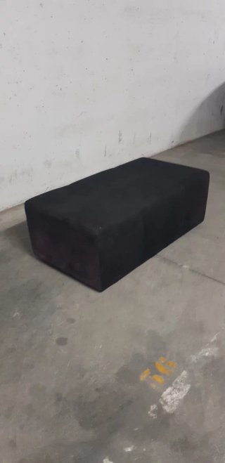 ' Sofá Puff Negro