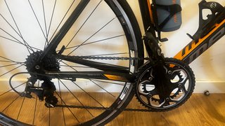Bicicleta Carretera Megamo Negra/Naranja