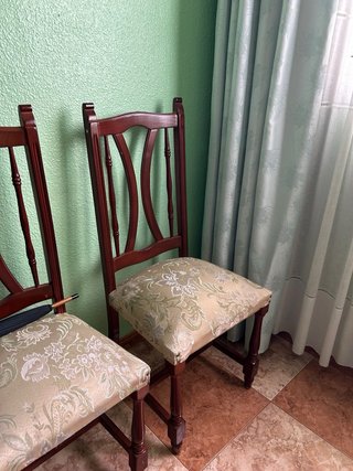 Dormitorio Clásico Completo Madera Oscura
